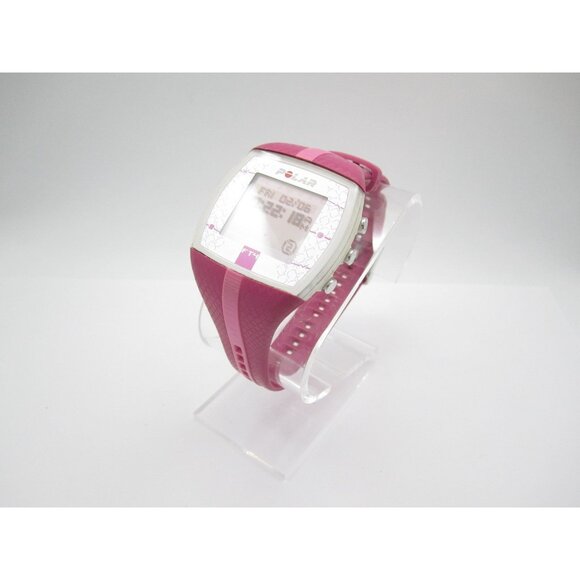 Women Polar Heart Rate Quartz WR Digital 38mm Round Watch (I33) "New Battery" - Picture 8 of 11
